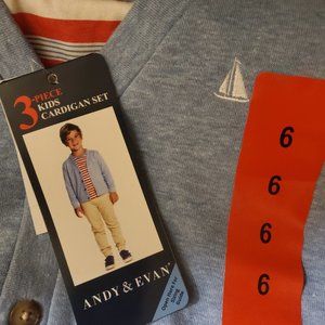Andy & Evan | Kid 3piece set. Size 6